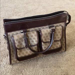 Dooney & Bourke canvas and leather Tote purse